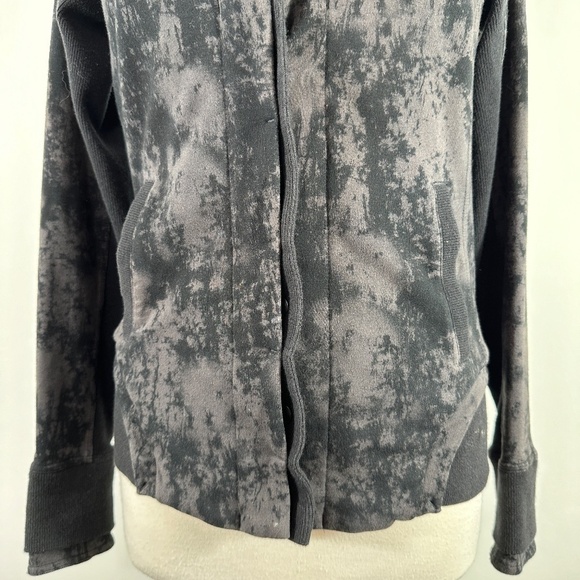 Lululemon To Class Jacket Sea Bed Black Deep Coal / Black w/Thumb Holes Sz 6 - Picture 6 of 15